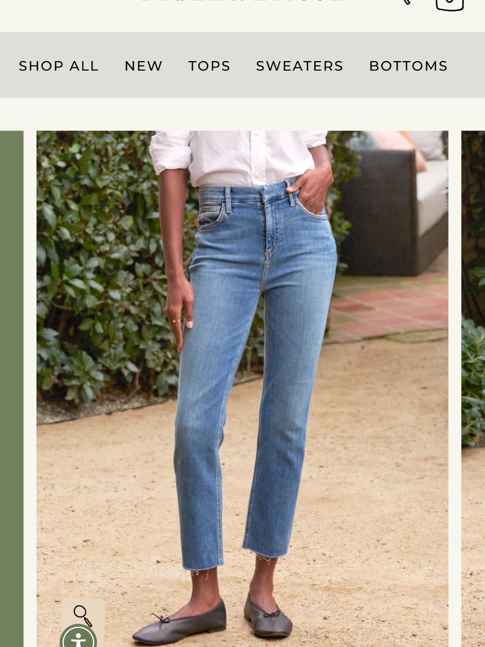 Frank & Eileen Light Blue Women’s Slim Straight Jeans - Picture 5 of 7